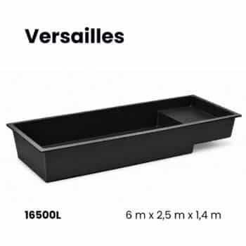 Bassin préformé en polyester | Versailles • 16.500L