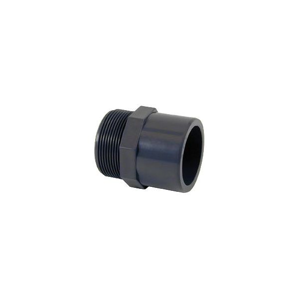 Embout fileté PVC 40 mm x 50 mm x 1½ pouce mâle PN10